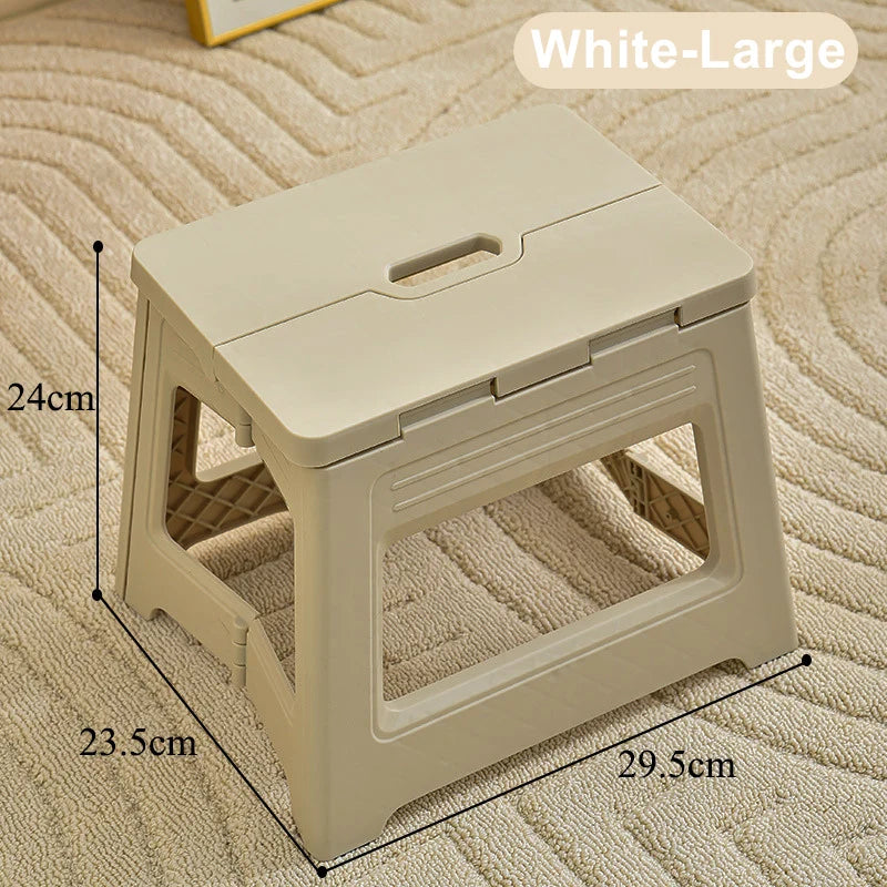 Plastic Folding Stool, Portable Foldable Stool, Ultra-light Fishing Chair, Outdoor Folding Camping Stool, Portable Beach Chair
