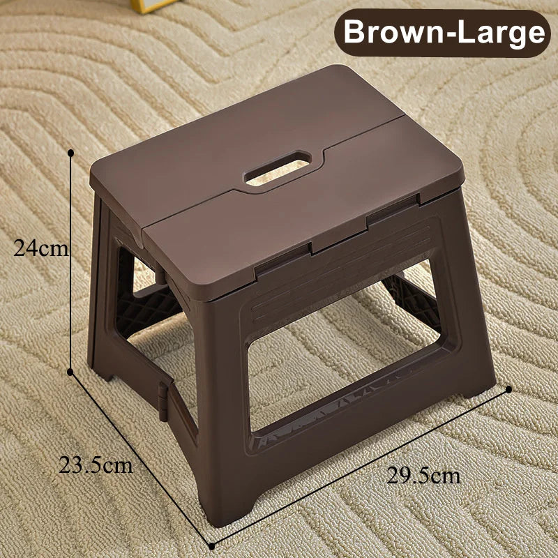 Plastic Folding Stool, Portable Foldable Stool, Ultra-light Fishing Chair, Outdoor Folding Camping Stool, Portable Beach Chair