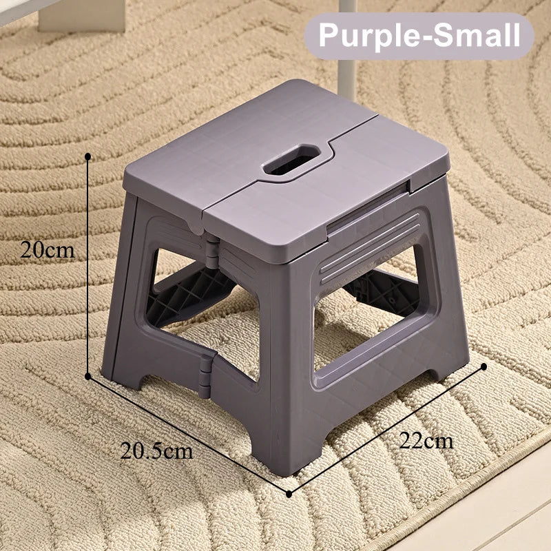 Plastic Folding Stool, Portable Foldable Stool, Ultra-light Fishing Chair, Outdoor Folding Camping Stool, Portable Beach Chair