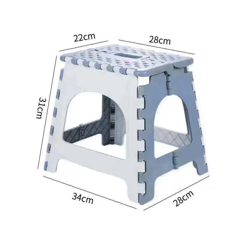 Plastic Folding Chair Large Family Camping Outdoor Adult Children Portable Stool Fishing Chair Dining Table and Chairs