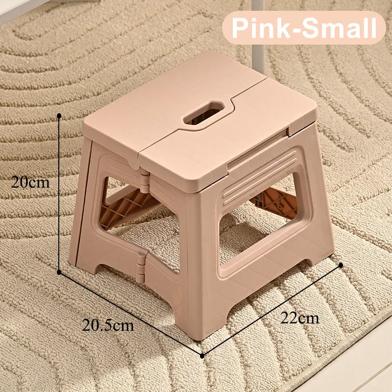 Plastic Folding Stool, Portable Foldable Stool, Ultra-light Fishing Chair, Outdoor Folding Camping Stool, Portable Beach Chair