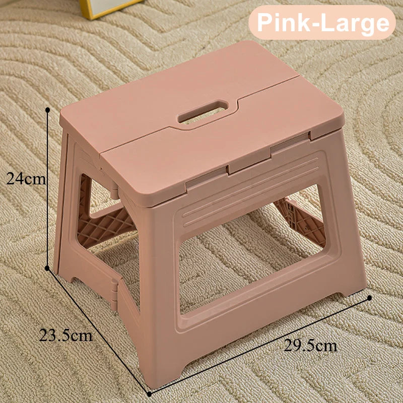 Plastic Folding Stool, Portable Foldable Stool, Ultra-light Fishing Chair, Outdoor Folding Camping Stool, Portable Beach Chair
