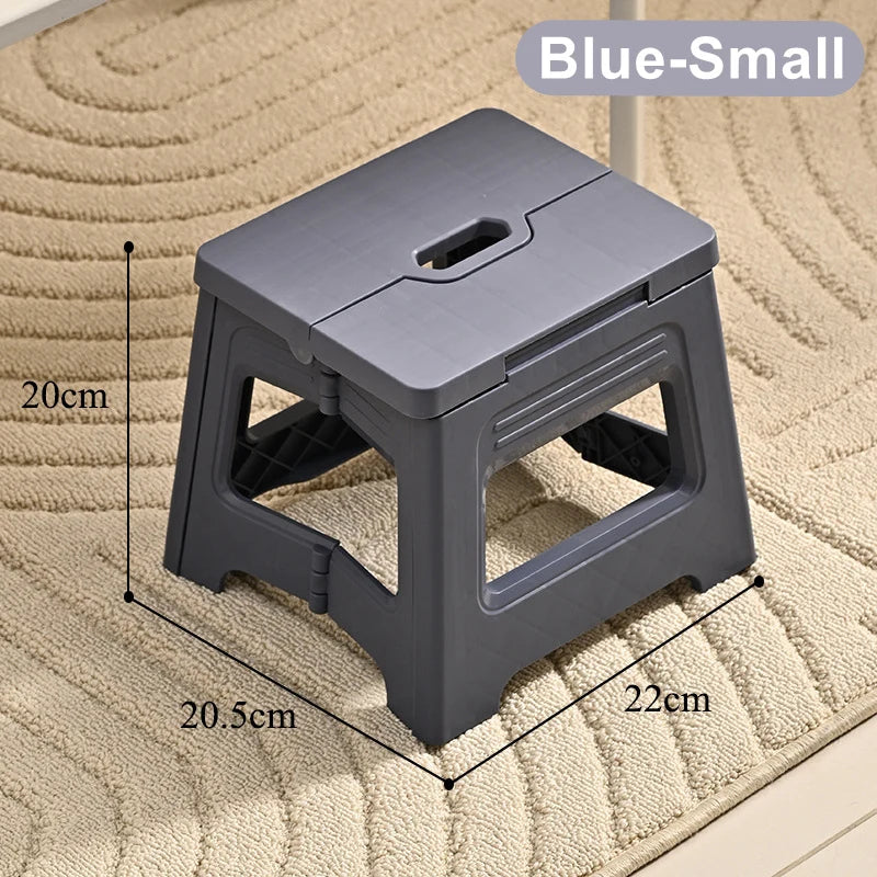 Plastic Folding Stool, Portable Foldable Stool, Ultra-light Fishing Chair, Outdoor Folding Camping Stool, Portable Beach Chair