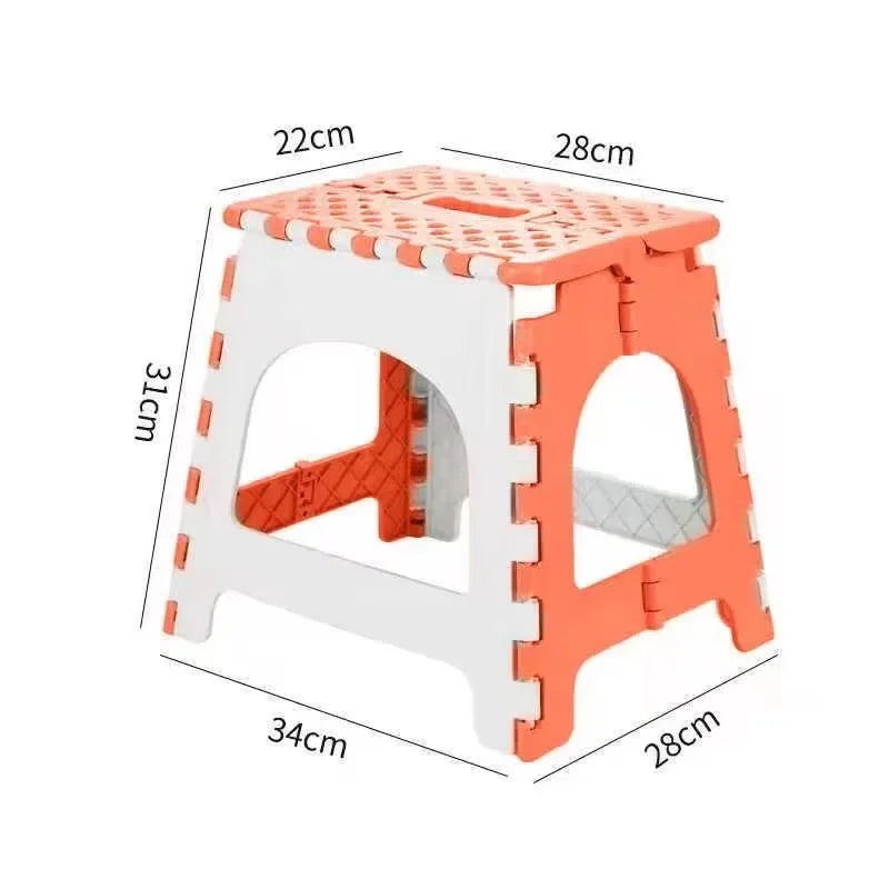 Plastic Folding Chair Large Family Camping Outdoor Adult Children Portable Stool Fishing Chair Dining Table and Chairs