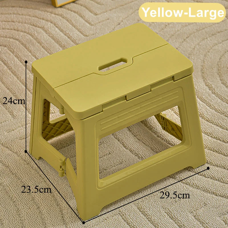 Plastic Folding Stool, Portable Foldable Stool, Ultra-light Fishing Chair, Outdoor Folding Camping Stool, Portable Beach Chair