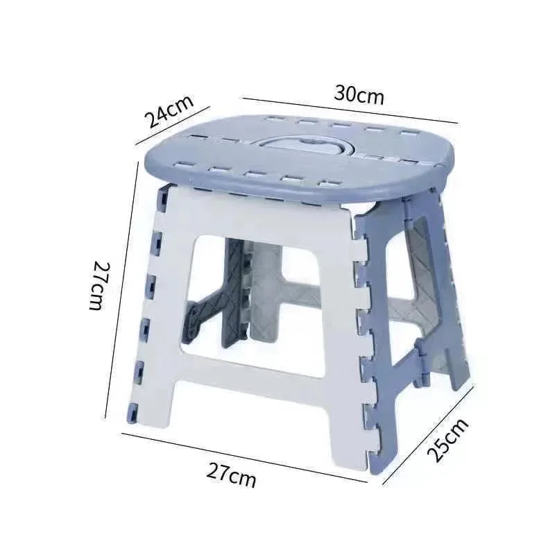 Plastic Folding Chair Large Family Camping Outdoor Adult Children Portable Stool Fishing Chair Dining Table and Chairs