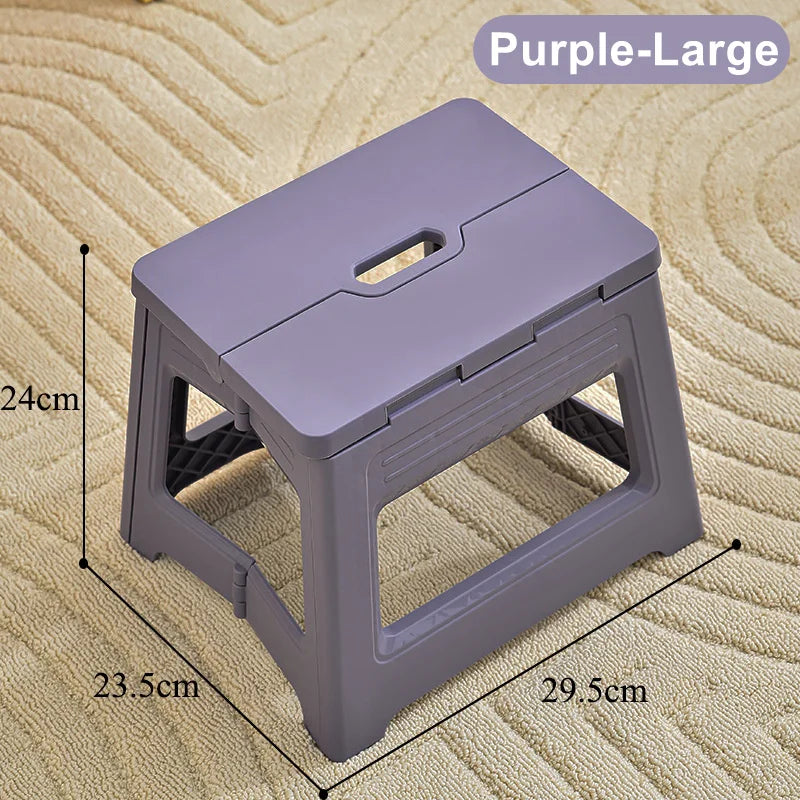 Plastic Folding Stool, Portable Foldable Stool, Ultra-light Fishing Chair, Outdoor Folding Camping Stool, Portable Beach Chair