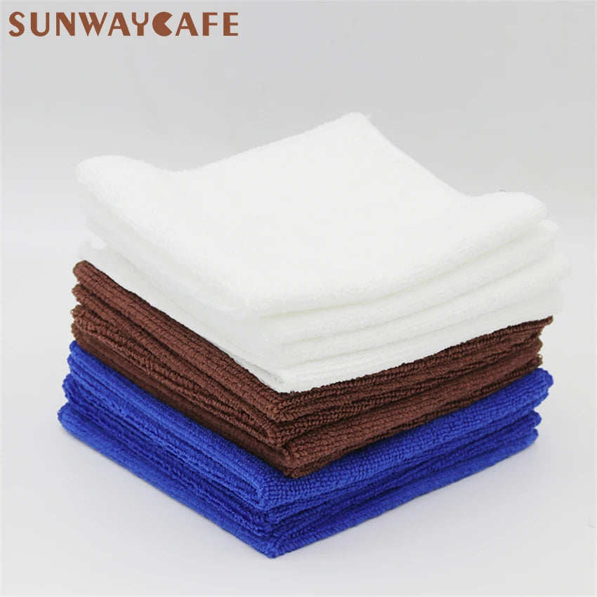 5Pcs Super Absorbent Towel Barista Towel Rag Bar Coffee Machine Cleaning Cloth Tableware Household Cleaning Towel Kichen Tools