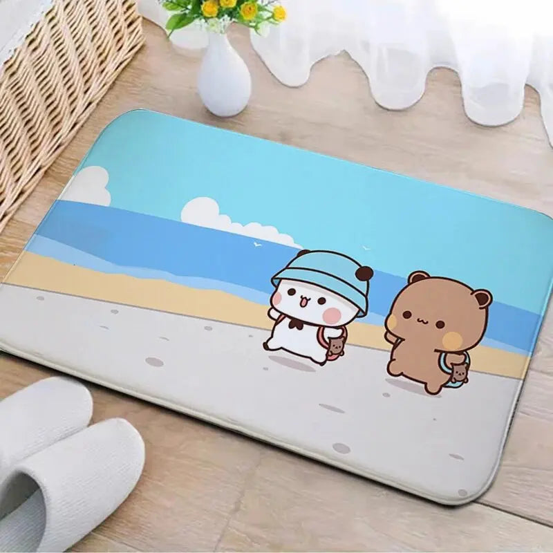 Entrance Mat Bubu and Dudu Kitchen Carpet Hallway Living Room Doormat Entrance Door Mats Decor Aesthetic Bathroom Bedroom Rug