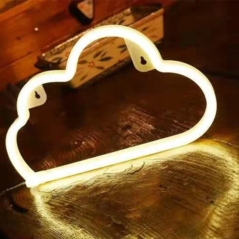 Christmas Led Neon Light Sign Moon Star Night Light Xmas Wedding Party Holiday Kids gift Room Home Fariy Decorations Neon Lamp