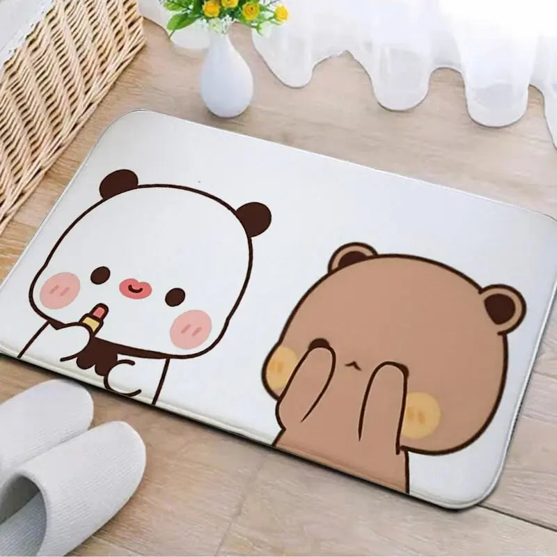 Entrance Mat Bubu and Dudu Kitchen Carpet Hallway Living Room Doormat Entrance Door Mats Decor Aesthetic Bathroom Bedroom Rug