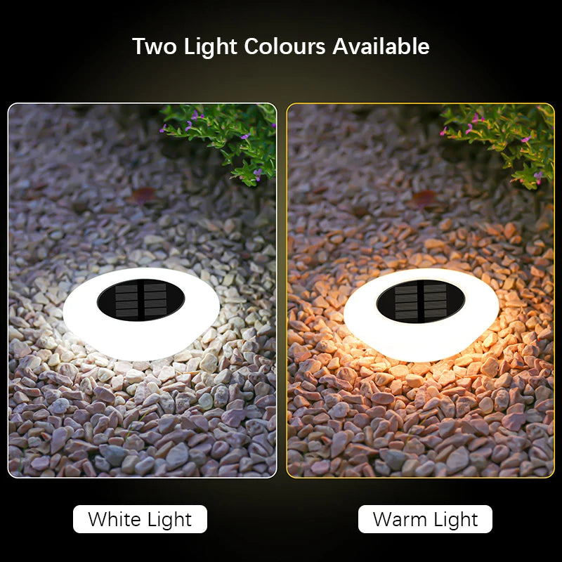 Solar Ground Lights, 14LEDs Waterproof Outdoor Landscape Lighting, LED Lawn Lamp, for Garden Pathway Yard Deck Christmas Decor