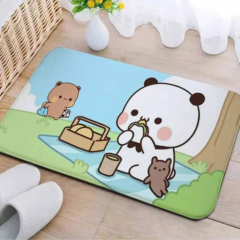 Entrance Mat Bubu and Dudu Kitchen Carpet Hallway Living Room Doormat Entrance Door Mats Decor Aesthetic Bathroom Bedroom Rug