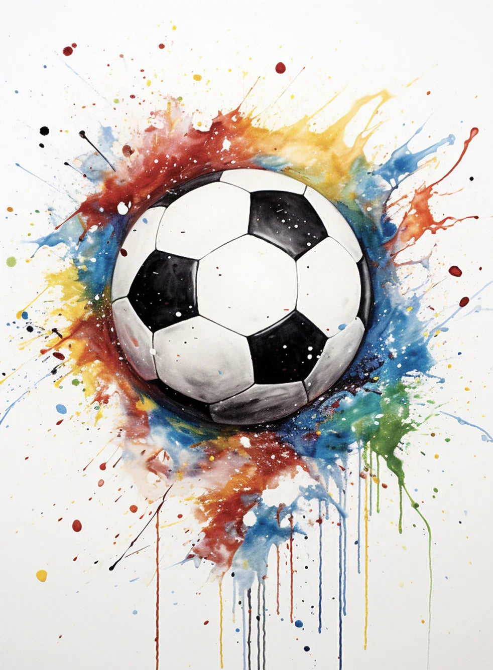 Fashion Graffiti Football Shoes Canvas Painting Modern Art Poster Inspirational Wall Picture for Men Boy  Living Room Home Decor