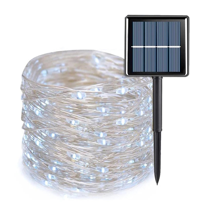 7M/12M/22M/32M Solar Light Outdoor Garden Fairy String Light Led Twinkle Waterproof Lamp for Christmas Patio Tree Party