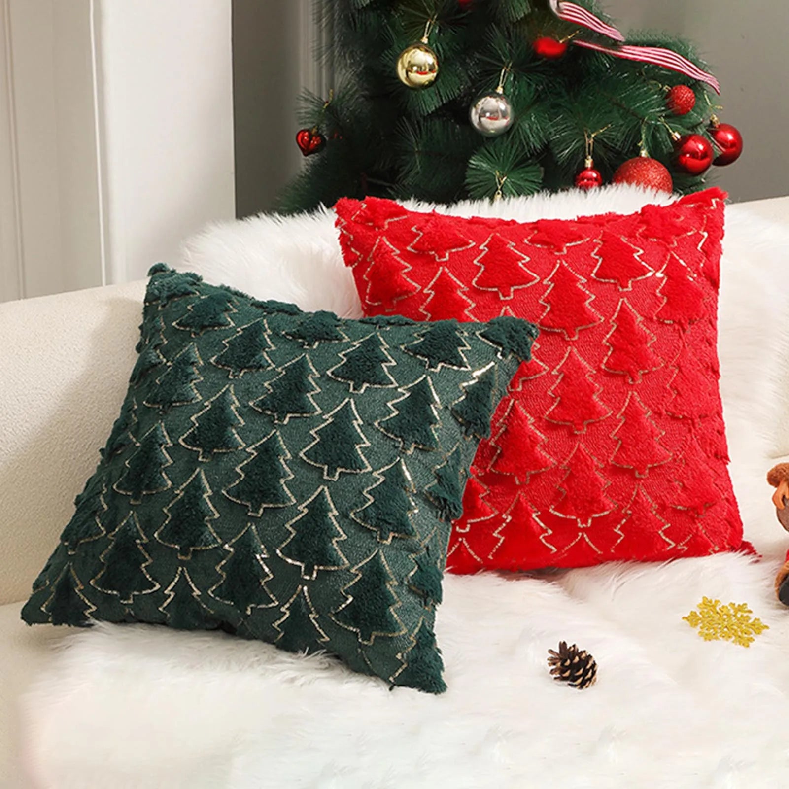 1pc 45*45cm Autumn Pumpkin Cushion Cover Pillow Cover Thanksgiving Decor Pillowcase Christmas Home Pillowcase for Couch Pillow