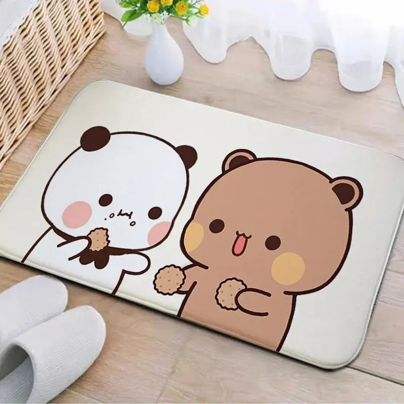 Entrance Mat Bubu and Dudu Kitchen Carpet Hallway Living Room Doormat Entrance Door Mats Decor Aesthetic Bathroom Bedroom Rug