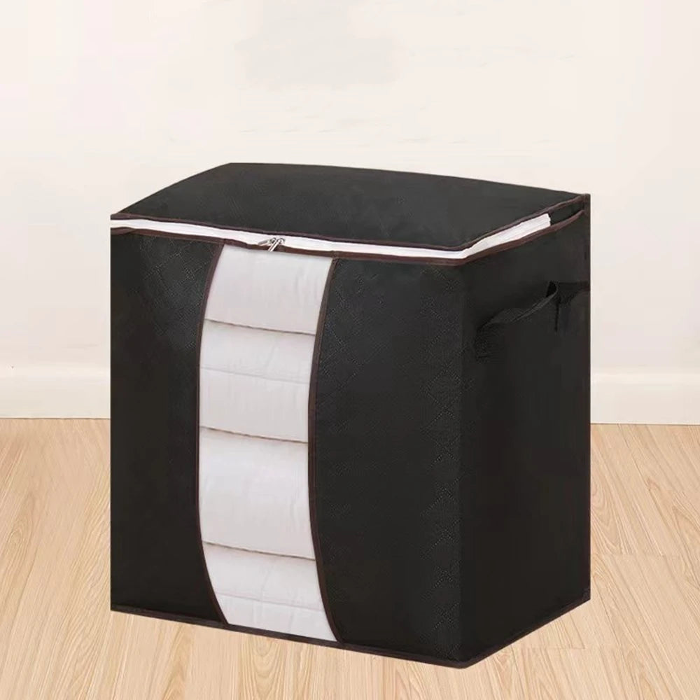 Quilt Storage Bag Large Capacity Moisture Dust Proof Clothes Organizer Duvet Blanket Sorting Bags Moving Wardrobe Storage Box