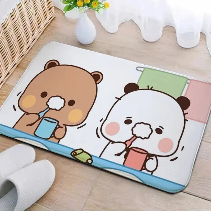 Entrance Mat Bubu and Dudu Kitchen Carpet Hallway Living Room Doormat Entrance Door Mats Decor Aesthetic Bathroom Bedroom Rug