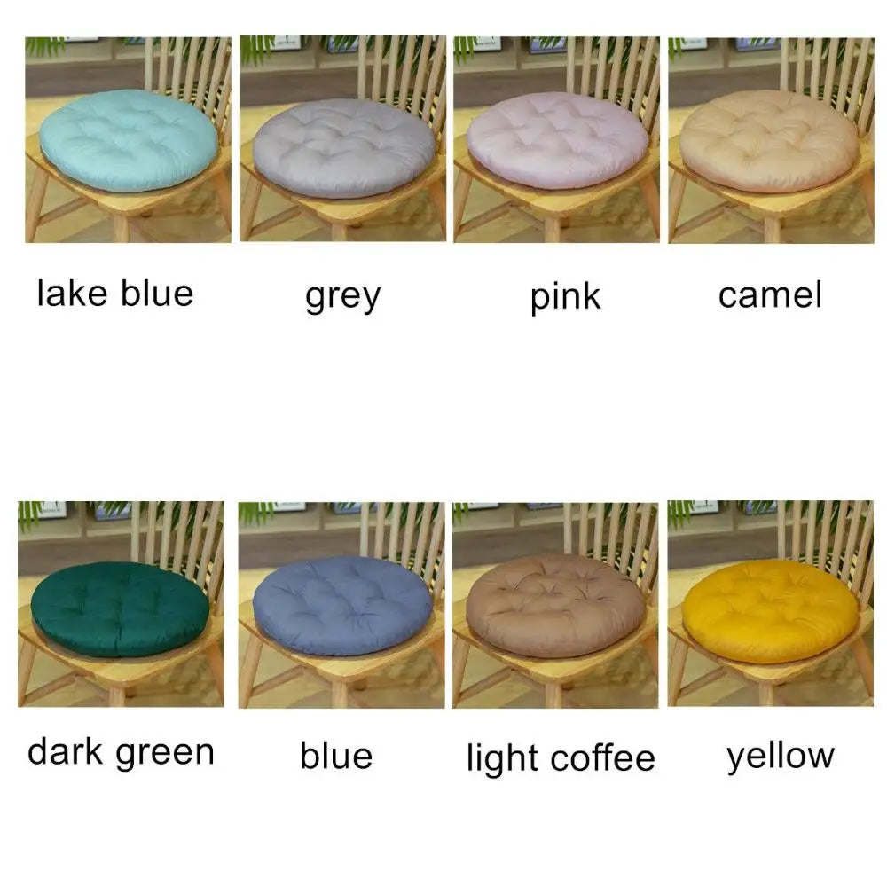 Non-slip Thicken Dining Chair Cushion Nap Pillow Chair Pad Cushion Round Cushion Winter Chair Cushion