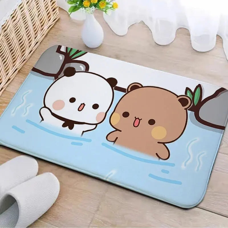 Entrance Mat Bubu and Dudu Kitchen Carpet Hallway Living Room Doormat Entrance Door Mats Decor Aesthetic Bathroom Bedroom Rug