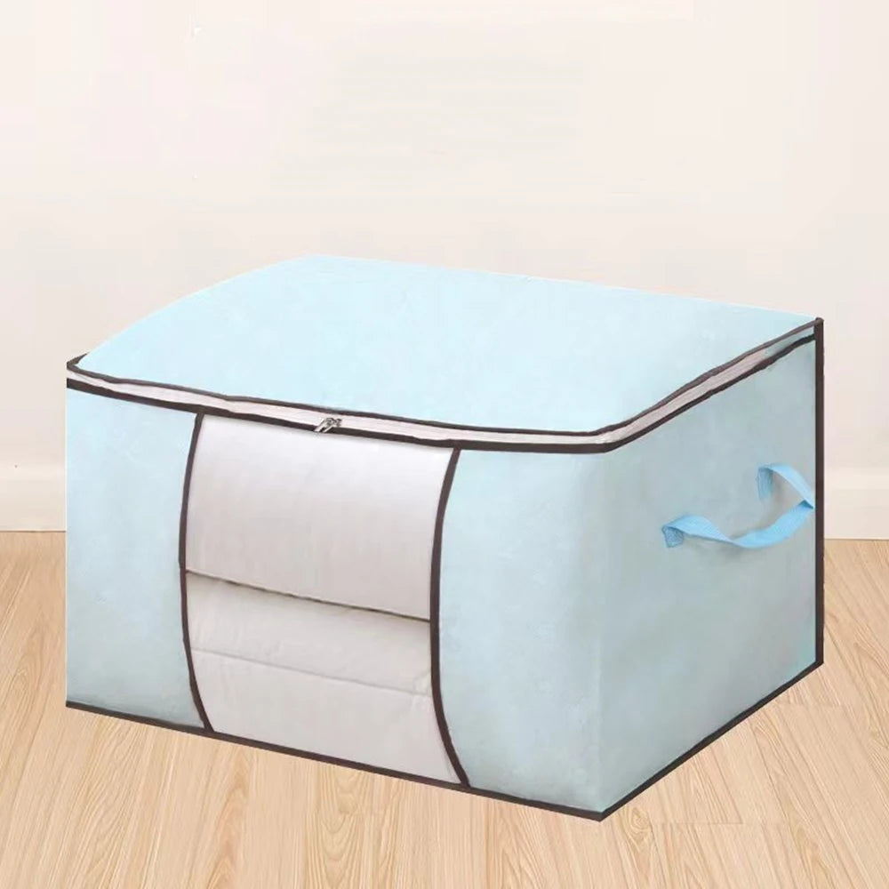 Quilt Storage Bag Large Capacity Moisture Dust Proof Clothes Organizer Duvet Blanket Sorting Bags Moving Wardrobe Storage Box