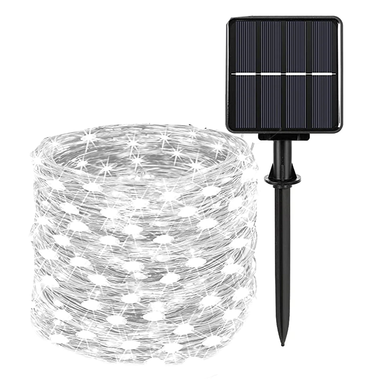 7m/12m/22m/32m Solar LED Fairy String Light Outdoor Waterproof 8Modes Street Garland for Party Wedding Christmas Decoration Lamp