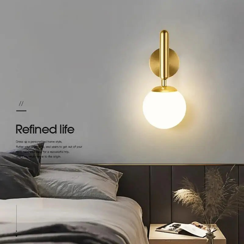 Modern LED Wall Light Indoor Lighting For Hotel Bathroom Bedroom Bedside Living Room Home Decor  Fixture Wall Sconce Lamp