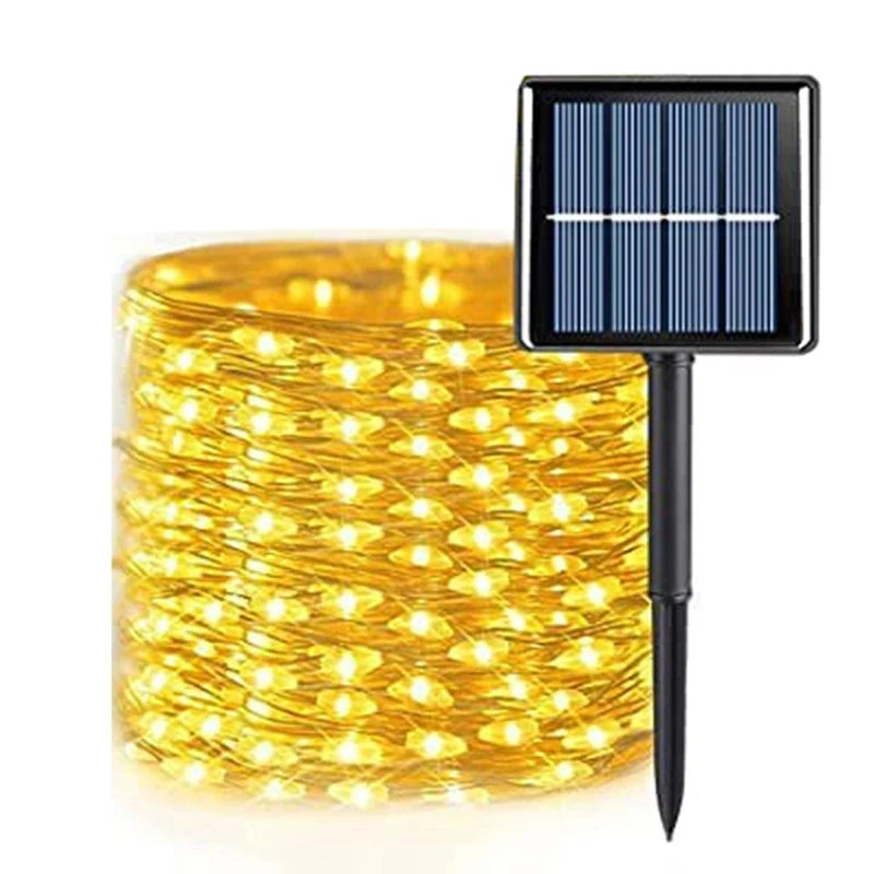 7M/12M/22M/32M Solar Light Outdoor Garden Fairy String Light Led Twinkle Waterproof Lamp for Christmas Patio Tree Party