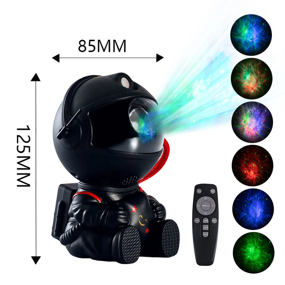 Astronaut Galaxy Projector Night Light Gift Starry Sky Star USB Led Bedroom Night Lamp Child Birthday Decoration Remote Control