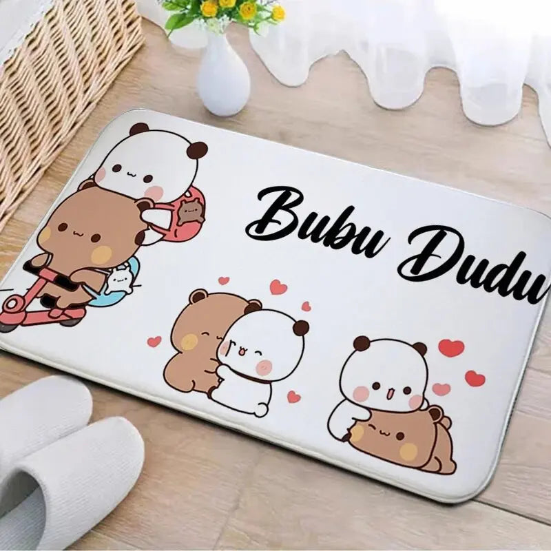 Entrance Mat Bubu and Dudu Kitchen Carpet Hallway Living Room Doormat Entrance Door Mats Decor Aesthetic Bathroom Bedroom Rug