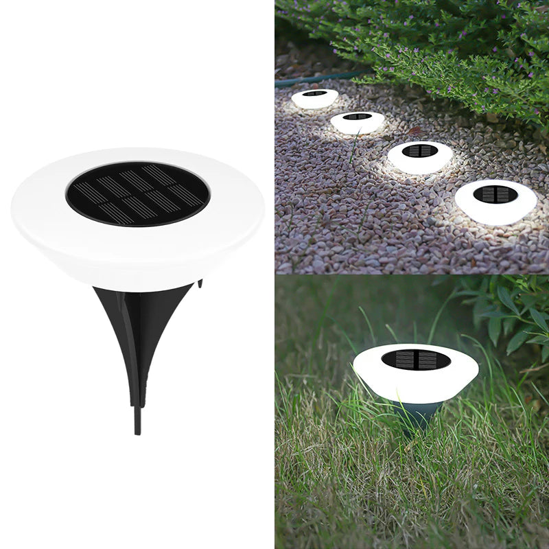 Solar Ground Lights, 14LEDs Waterproof Outdoor Landscape Lighting, LED Lawn Lamp, for Garden Pathway Yard Deck Christmas Decor