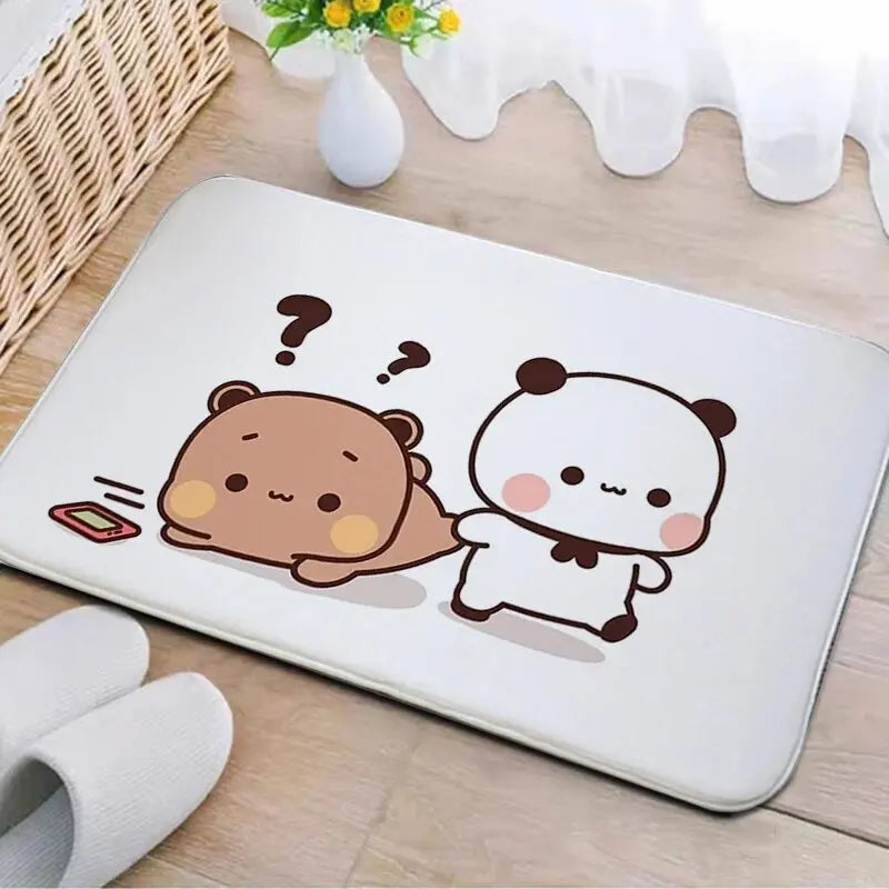 Entrance Mat Bubu and Dudu Kitchen Carpet Hallway Living Room Doormat Entrance Door Mats Decor Aesthetic Bathroom Bedroom Rug