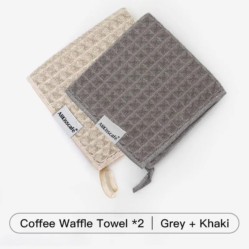 Barista Bar Coffee Towels Super Absorbent Rag Water Cloth Square Micro Microfiber Kitchen Home Tools Espresso Maker Accessories