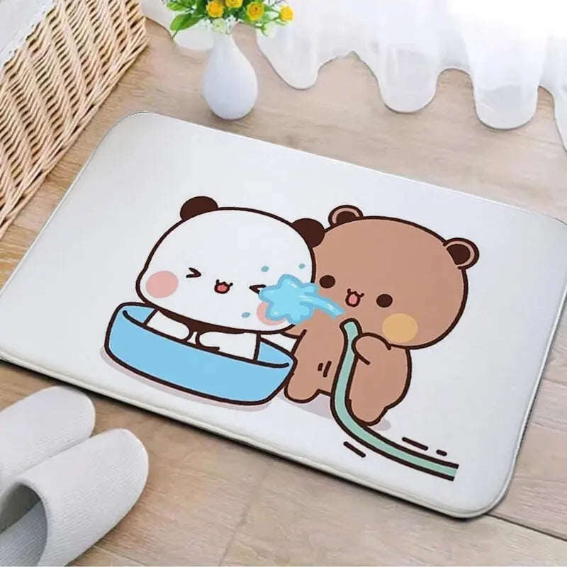 Entrance Mat Bubu and Dudu Kitchen Carpet Hallway Living Room Doormat Entrance Door Mats Decor Aesthetic Bathroom Bedroom Rug