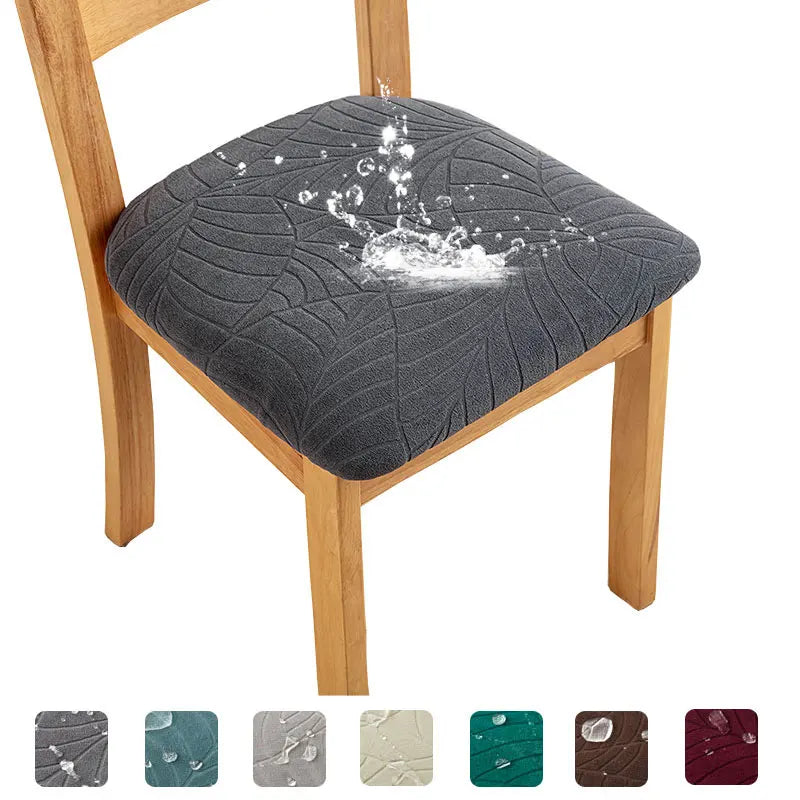 1pc jacquard waterproof chair cover slipcover for dining room ,chair seat cover for wedding banquet office chair protector