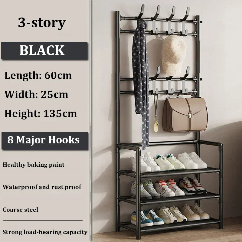 Multi-ayer Shoe Rack DIY Organizer Clothes Storage Organizer Clothes Hat Hangers Shoe Rack Living Room Bedroom Storage Shelf