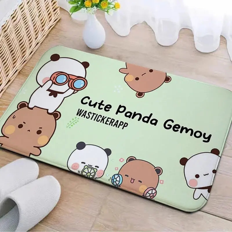 Entrance Mat Bubu and Dudu Kitchen Carpet Hallway Living Room Doormat Entrance Door Mats Decor Aesthetic Bathroom Bedroom Rug