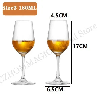 2PCS Whisky Copita Nosing Glass Britain Professional Bartender Tasting Home Bar Chivas Brandy Whiskey Crystal Goblet Wine Glass