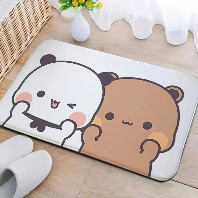 Entrance Mat Bubu and Dudu Kitchen Carpet Hallway Living Room Doormat Entrance Door Mats Decor Aesthetic Bathroom Bedroom Rug