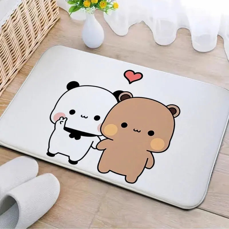 Entrance Mat Bubu and Dudu Kitchen Carpet Hallway Living Room Doormat Entrance Door Mats Decor Aesthetic Bathroom Bedroom Rug