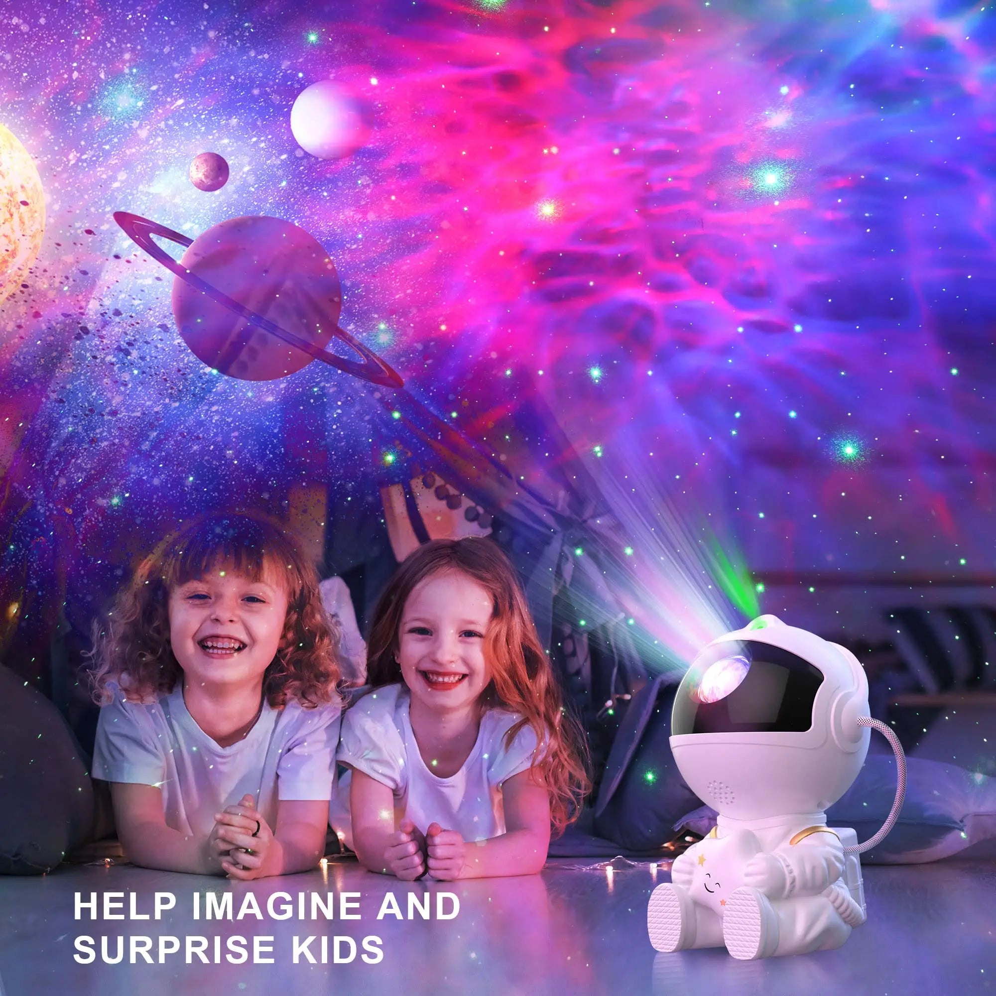 Astronaut Galaxy Projector Night Light Gift Starry Sky Star USB Led Bedroom Night Lamp Child Birthday Decoration Remote Control