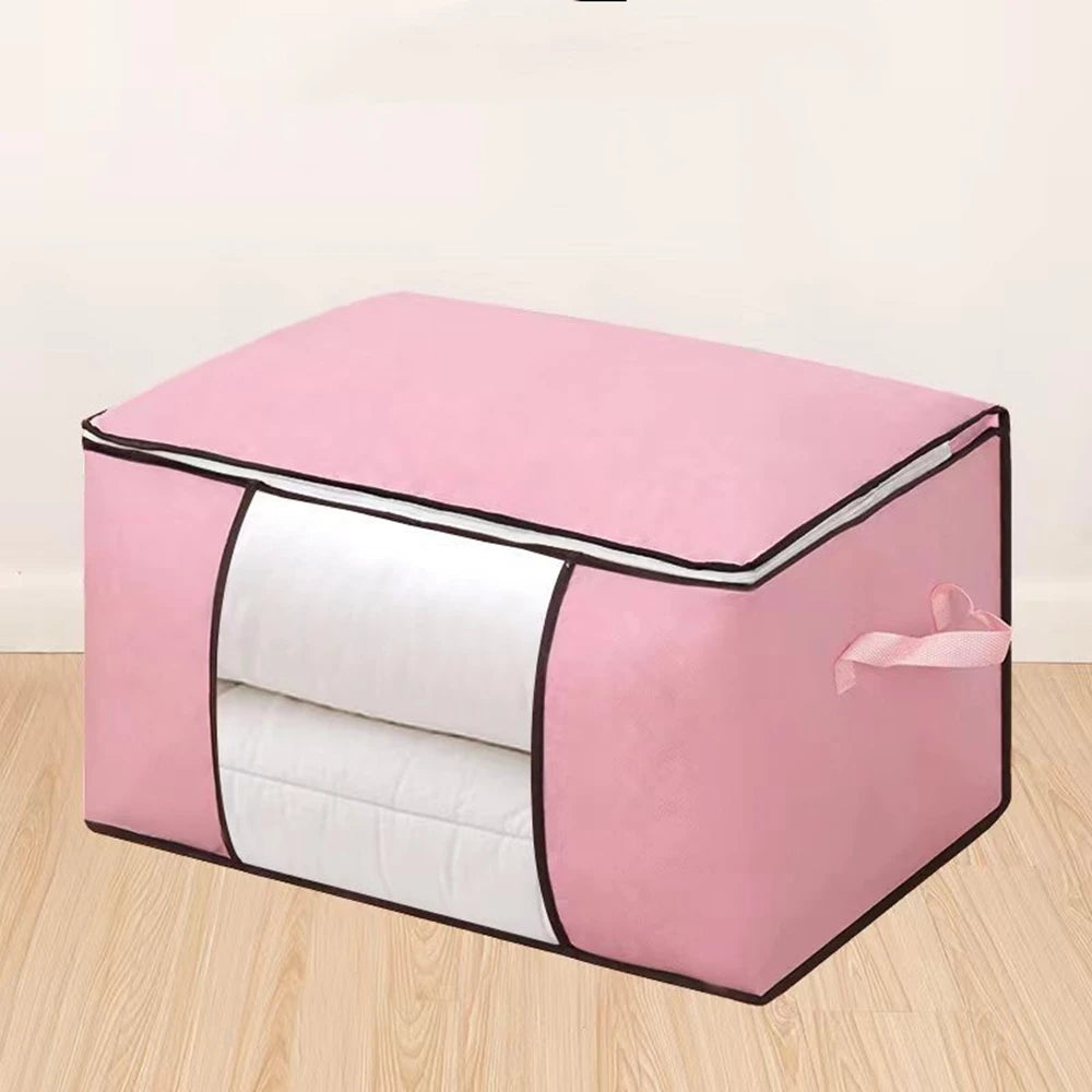 Quilt Storage Bag Large Capacity Moisture Dust Proof Clothes Organizer Duvet Blanket Sorting Bags Moving Wardrobe Storage Box