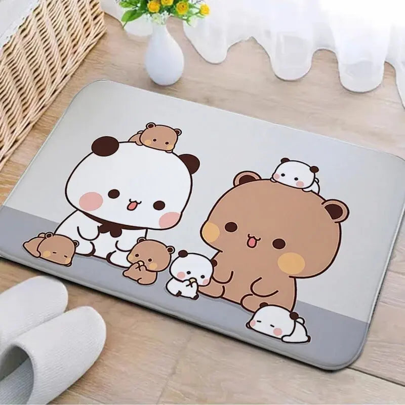 Entrance Mat Bubu and Dudu Kitchen Carpet Hallway Living Room Doormat Entrance Door Mats Decor Aesthetic Bathroom Bedroom Rug