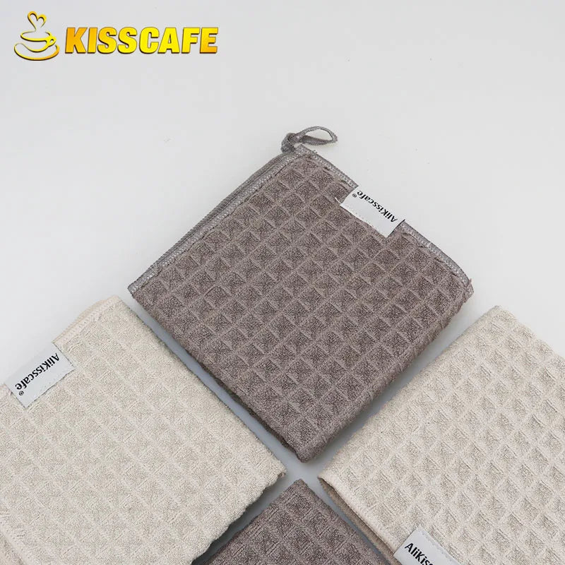 Barista Bar Coffee Towels Super Absorbent Rag Water Cloth Square Micro Microfiber Kitchen Home Tools Espresso Maker Accessories