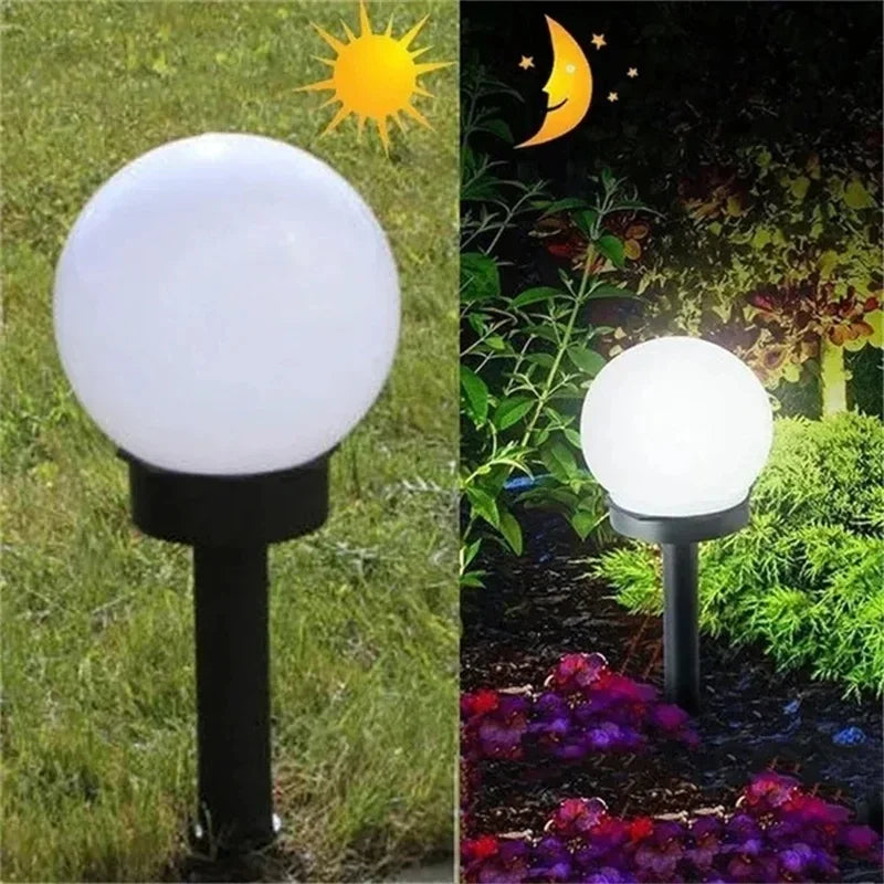 1/3/6/9PC Solar Powered LED Bulb Lamp Energy Light Waterproof Outdoor Garden Light Street Solar Panel Ball Lights Lawn Yard Lamp