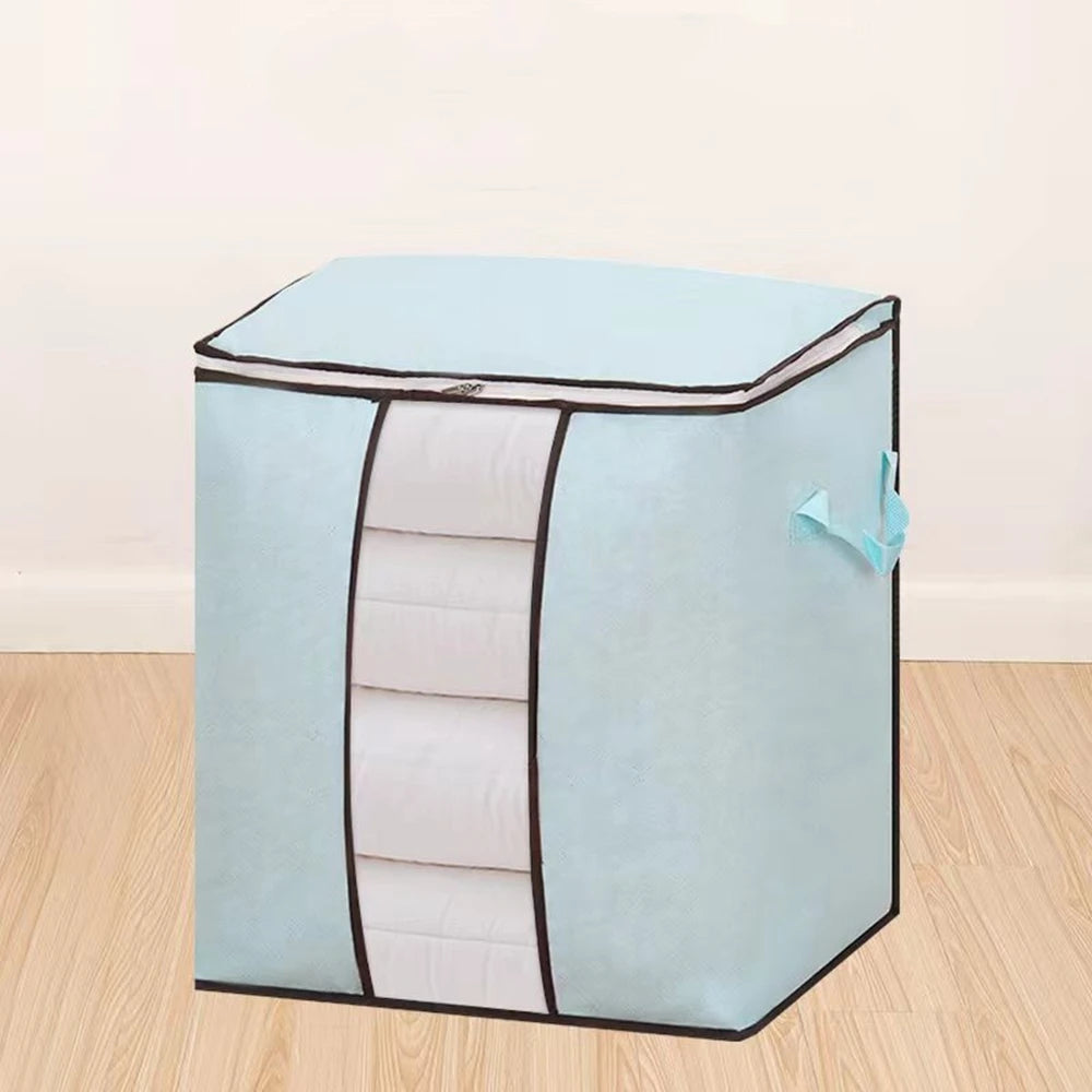 Quilt Storage Bag Large Capacity Moisture Dust Proof Clothes Organizer Duvet Blanket Sorting Bags Moving Wardrobe Storage Box