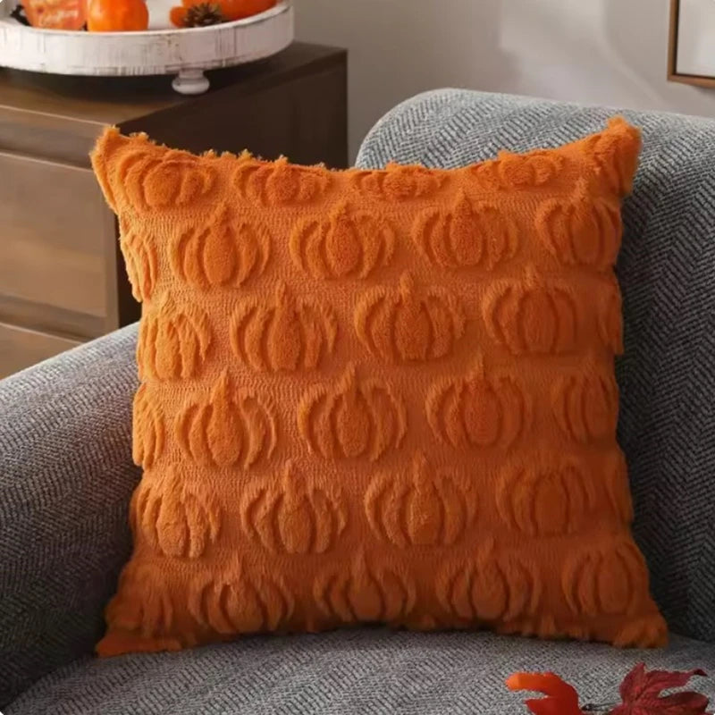 1pc 45*45cm Autumn Pumpkin Cushion Cover Pillow Cover Thanksgiving Decor Pillowcase Christmas Home Pillowcase for Couch Pillow