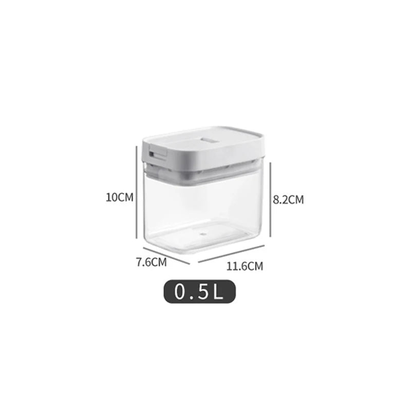 Pasta Storage Box Transparent Plastic Grain Seal Tank Spaghetti Storage Container Moisture-Proof Snack Jar Kitchen Food Tank