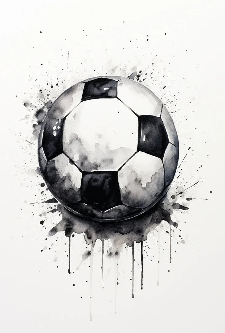 Fashion Graffiti Football Shoes Canvas Painting Modern Art Poster Inspirational Wall Picture for Men Boy  Living Room Home Decor